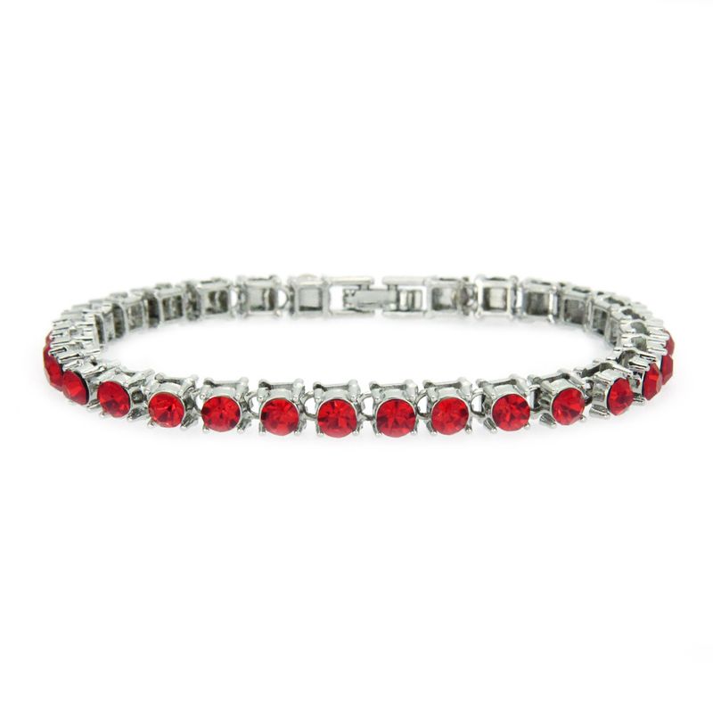 Hot Selling New Hip-Hop Single Row Dia Bracelet Bangle Men's Fashion Jewelry_voghion.com