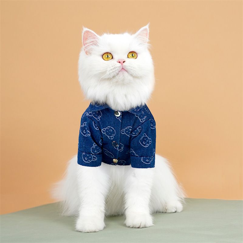 Maglietta da cowboy con corda di trazione Teddy da combattimento Abbigliamento per animali domestici per gatti Forniture per cani di piccola e media taglia_voghion.com