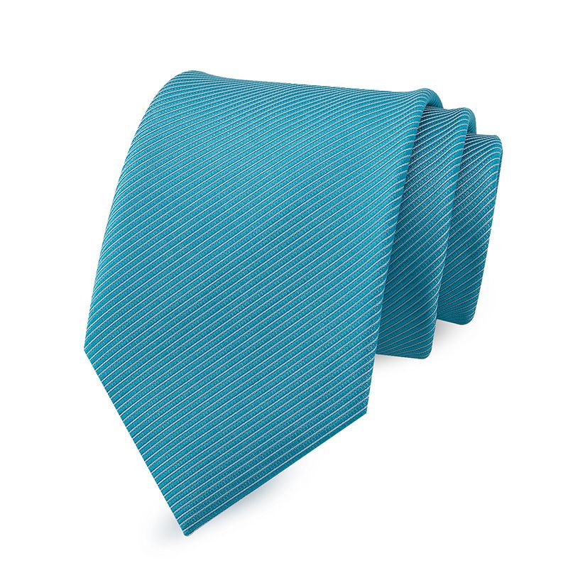 In Stock Men's Polyester Fabric Business Professional 8cm Hand-tied Fine Thread Tie Factory Wholesale_voghion.com