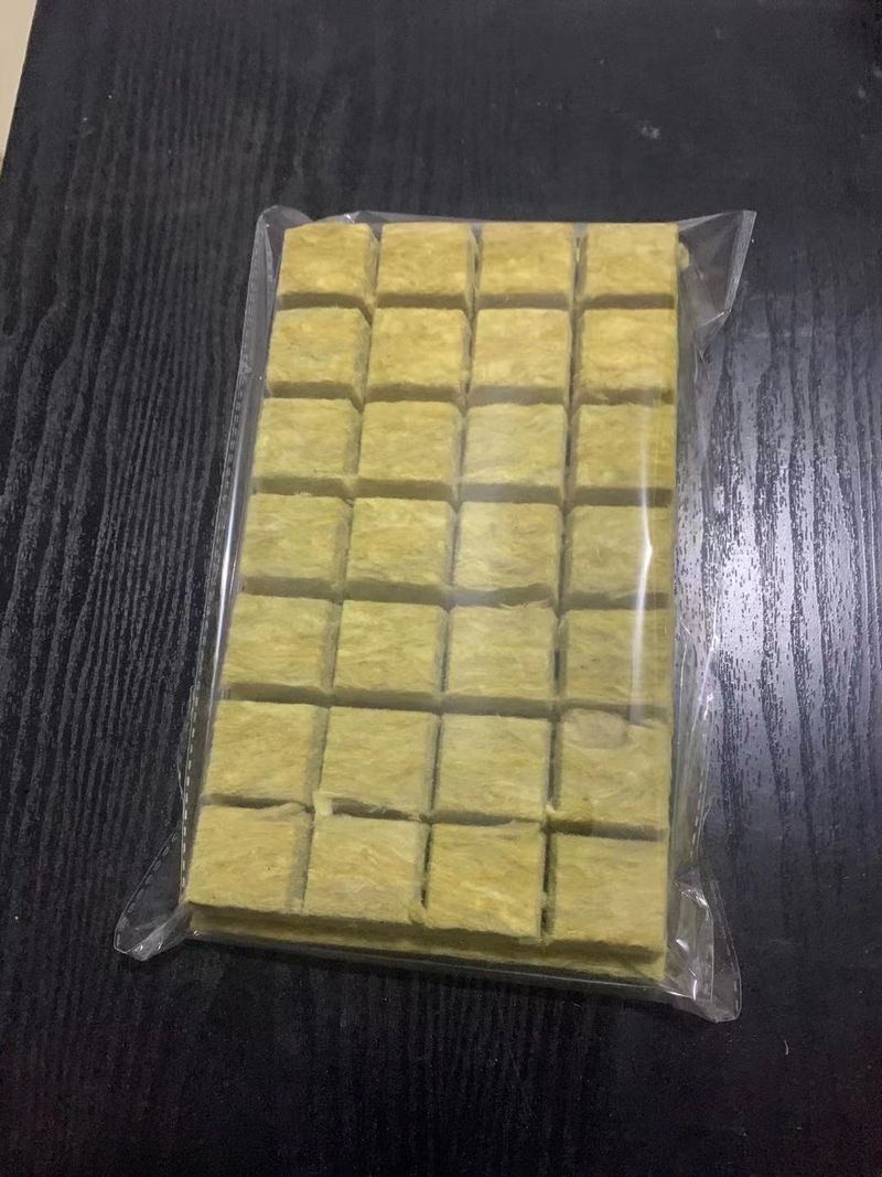 Tappi di lana di roccia per coltivazione idroponica, substrato per piantine per coltivazione fuori suolo. Blocchi per talee di substrati idroponici per orticoltura._voghion.com