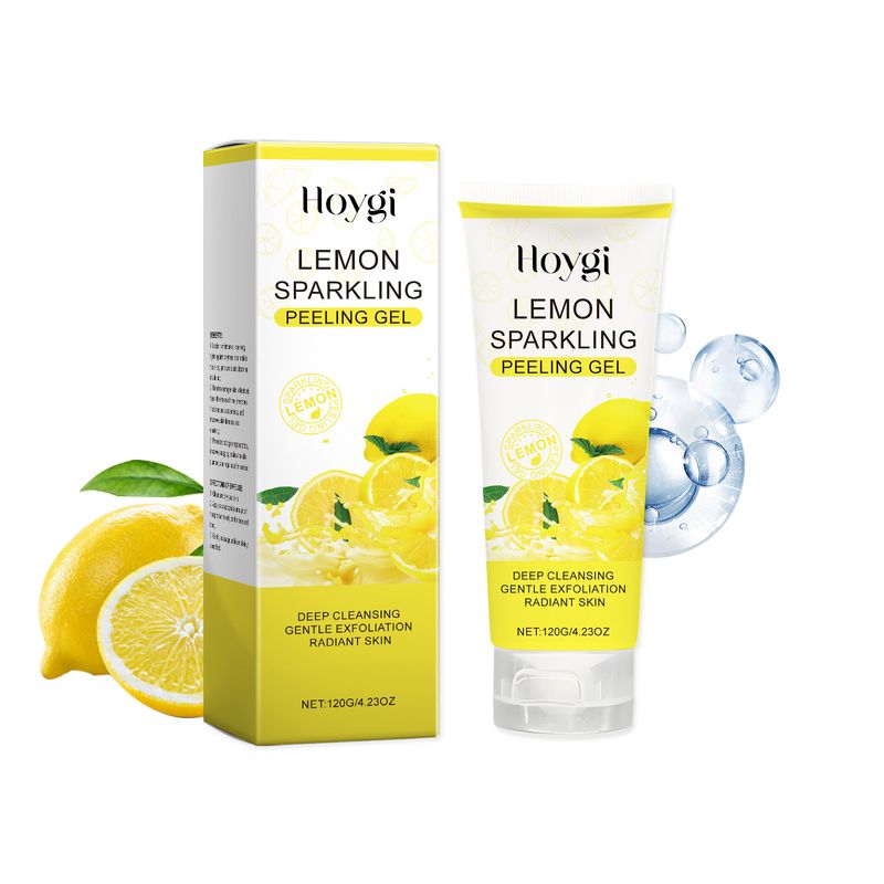 Hoygi Lemon Exfoliating Gel Gently Cleanses Face Body Skin Hydrating Moisturizing Refreshing Cleansing Gel_voghion.com