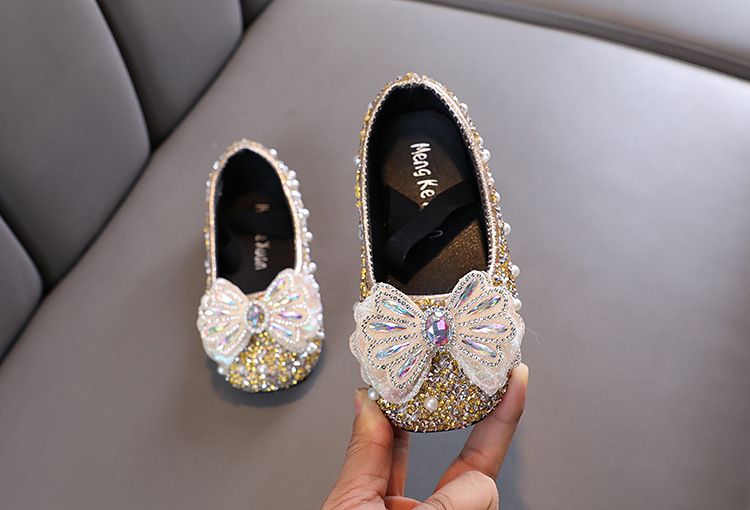 Neu Dame Baby Mädchen Mädchen Prinzessin Diamant Einzelnen Schuh Schuhe Dance_voghion.com
