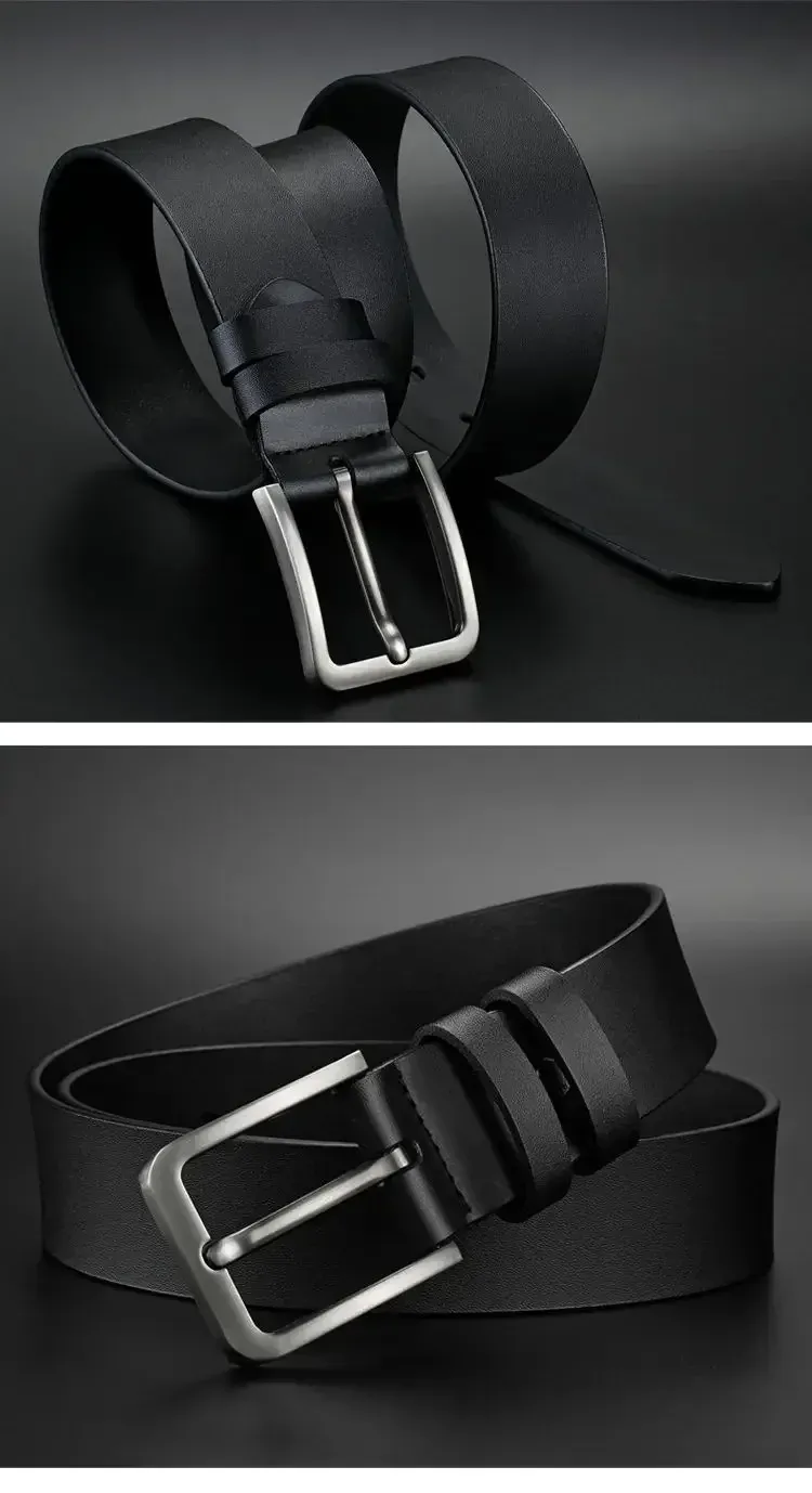 HOT New Business Leisure Men's Alloy Square Pin Buckle Male Famous Brand Designer PU Leather Jeans Belts for Men_voghion.com