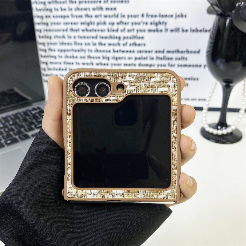 Z Flip6 Pieni Tuoksuva Tuulikankainen Liukuvärjäyssuoja Samsung Galaxy Z Flip 6 5 4 3 ZFlip4 Flip 5 6 Ohut Iskunkestävä Puskuri Suojakuori_voghion.com
