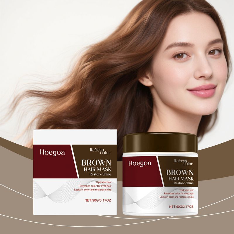 Maschera per capelli Hoegoa Replenishing Nourishing Smooth Moisturizing Color Locking Light and Shine_voghion.com