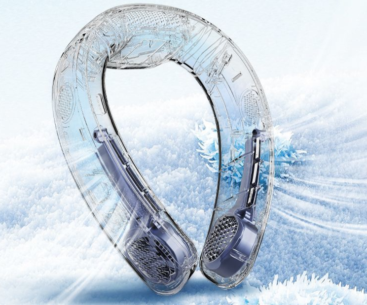 2025 New Silent Semiconductor One Second Portable Cooling Artifact Neck Hanging Fan_voghion.com