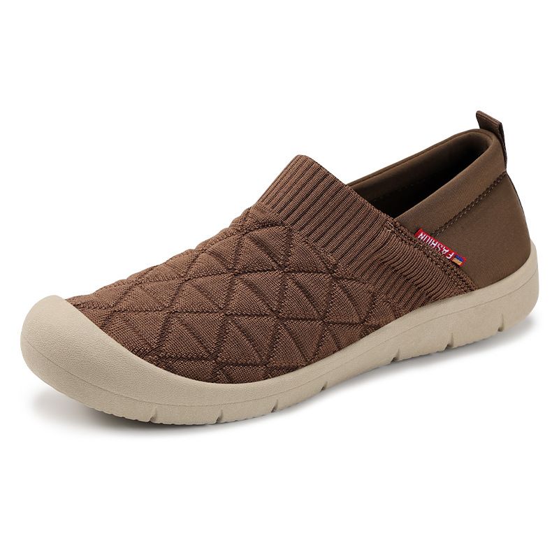 Vielseitige Damenschuhe für den Sommer, neue, bequeme Einzelschuhe mit flachem Boden und einem Fuß, Mamas Schuhe, weiche Sohle, alte Peking-Stoffschuhe_voghion.com