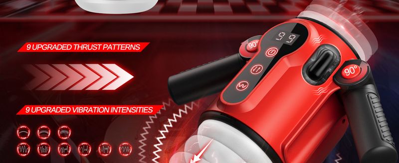 Knight Handle Accelerated Telescopic Vibration Digital Display Aircraft Cup Male Masturbator Electric Penis Exercise Adult Products_voghion.com