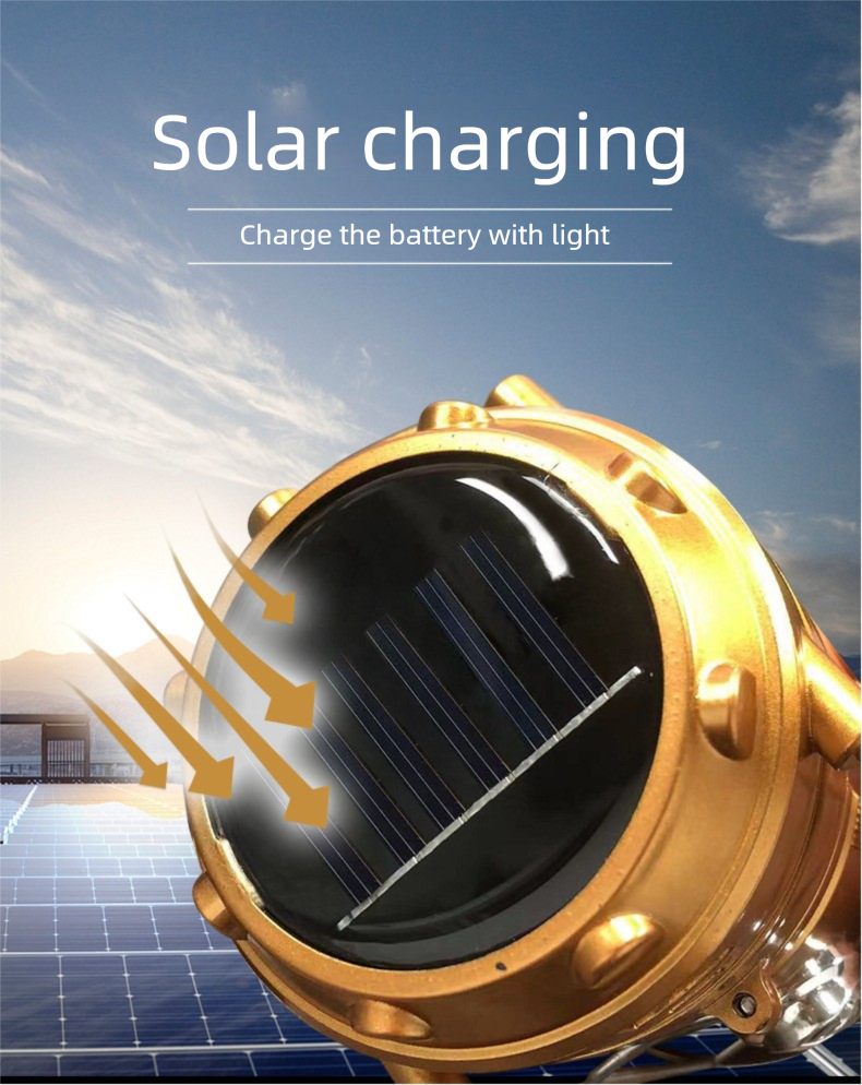 5800 Solar Powered Multifunctional Handheld Lantern Outdoor Emergency Tent Illumination Lamp Camping Light_voghion.com