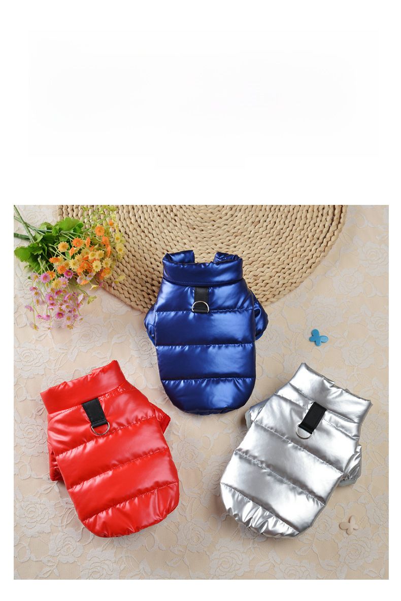 Einweg-Baumwoll-gepolsterte Kleidung Katze Herbst und Winter Hundekleidung Winterkleidung kleine Hunde Haustier Baumwolle gefütterte Jacke neue Baumwolle gefütterte Kleidung Winter_voghion.com
