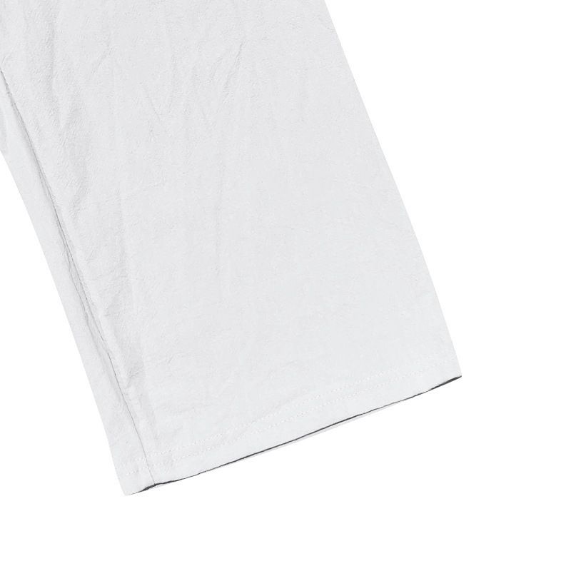 Pantaloni da spiaggia primaverili e autunnali da uomo, in cotone e lino, tinta unita, larghi, con coulisse e bottoni, casual, da uomo_voghion.com