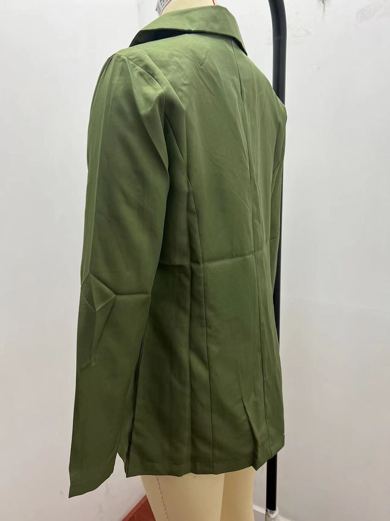 Dammode casual kostym lapel slim cardigan stil kostymjacka_voghion.com