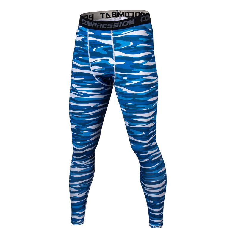 Men's Clothing basketball leggings in stock, tight elastic compression fitness pants, running sports quick-drying camouflage trousers_voghion.com