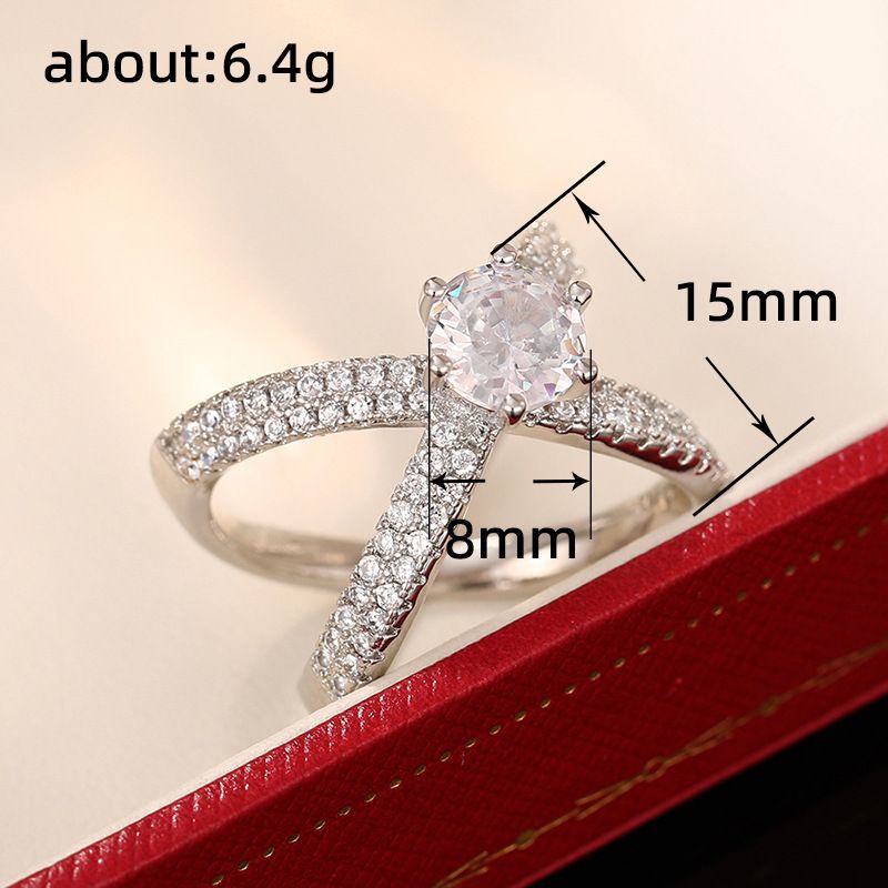 Cao Shi's Light Luxury and Unique Design New for Women's Fashion Personality Cross Style Hot selling Ring_voghion.com