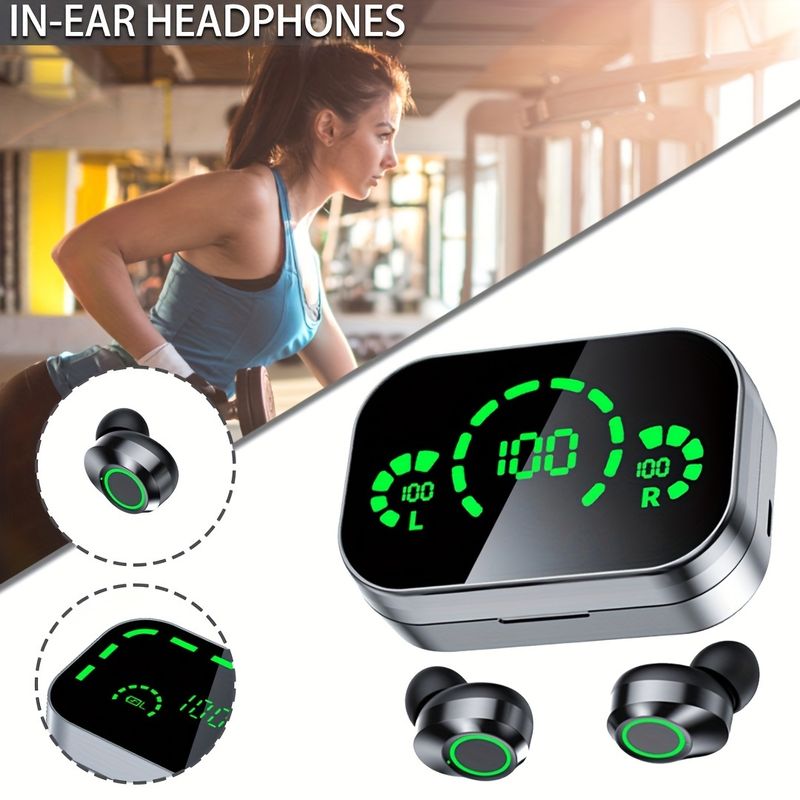 New Three-screen Intelligent Digital Display Power Wireless High-end Fashionable Mirror Sports Game Music_voghion.com