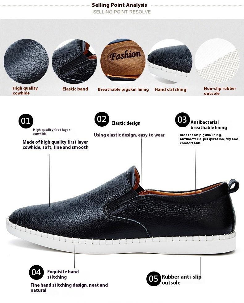 9933 Frühlings- und Herbstschuhe für Herren in großen Größen, niedrige Schuhe aus Leder, Schuhe mit flacher Sohle aus Rindsleder_voghion.com