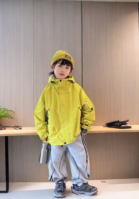 Winddichte Jacke für Jungen, Kindermode, Frühjahr, neue koreanische Version, vielseitiger Reißverschluss, Kapuze, lässiges Oberteil für ältere_voghion.com