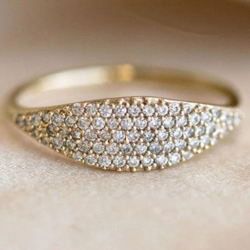 Cao Shi French Mix And Match Style Ins Super Hot Exquisite Dense Set Ring Simple Fine Jewelry_voghion.com