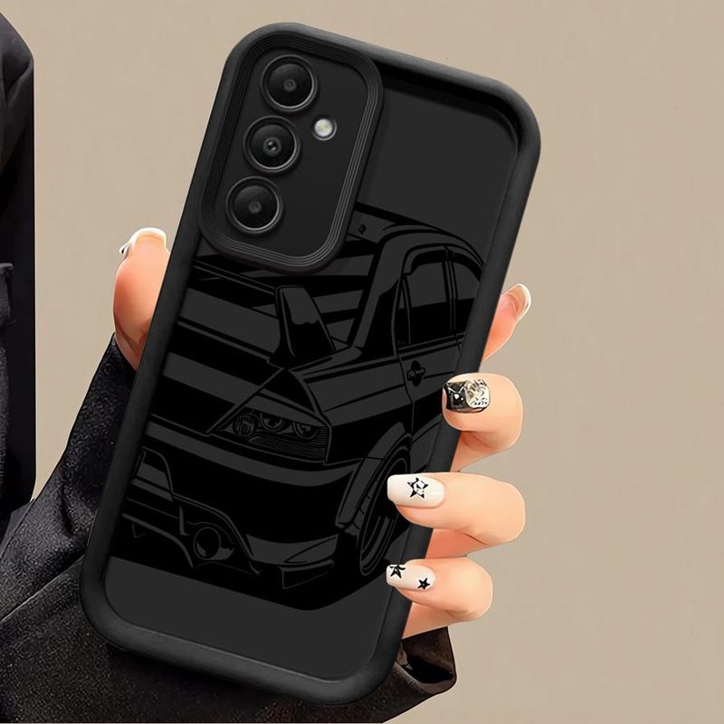 Custodia per telefono color argento per auto JDM Cool per Samsung Galaxy A54 A24 A53 A16 A52s A22 A52 A73 A51 A13 A35 A34 A55 antiurto_voghion.com