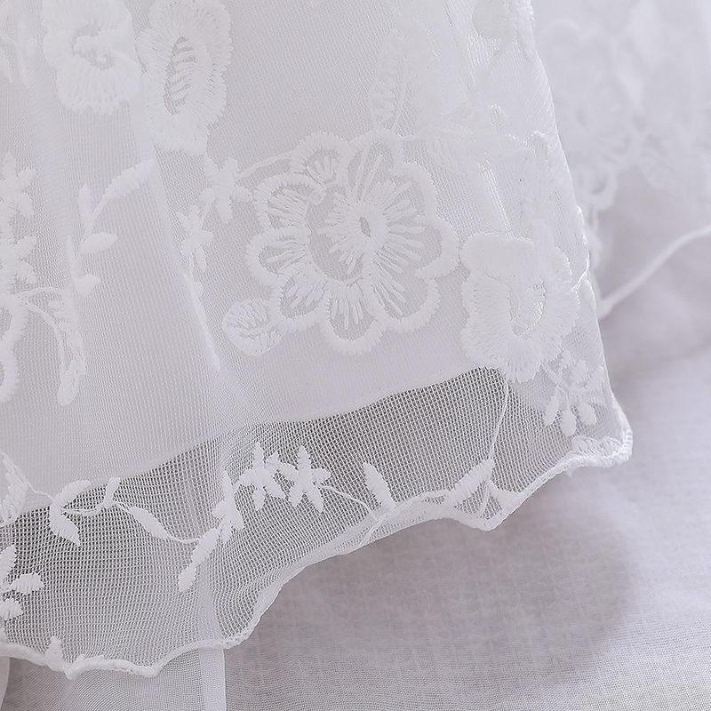 Abito da festa di compleanno per bambina (70-90 cm) | Abito senza maniche in pizzo e cuffia per occasioni speciali_voghion.com