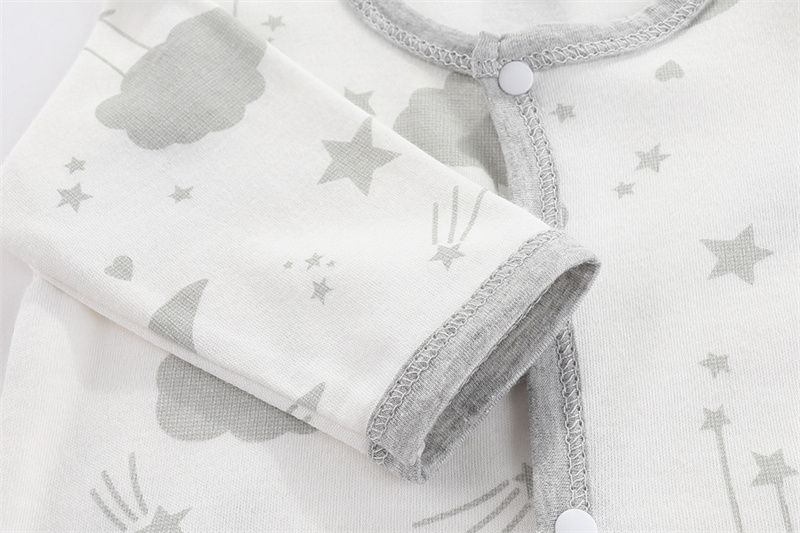 Macacão para recém-nascidos 2023, novo outono e inverno, algodão, roupas infantis, peça única, desenho animado, roupas para meninos de 0 a 9 meses_voghion.com
