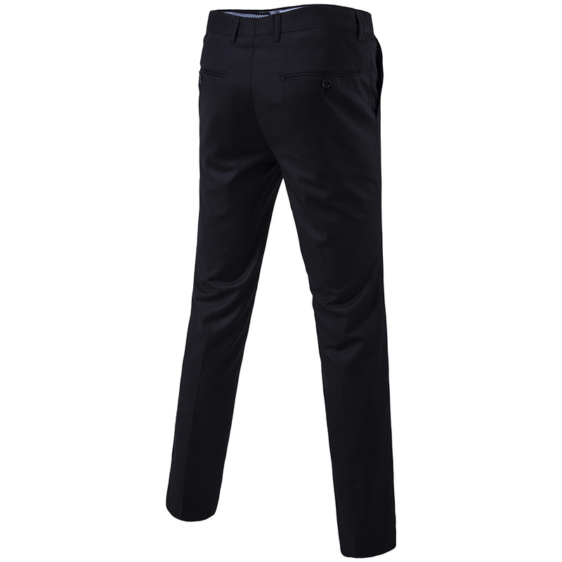 Fashion Quality Men's New Solid Color Trendy Versatile Casual Trousers Business Trousers 9 Colors 9 Sizes Trousers_voghion.com