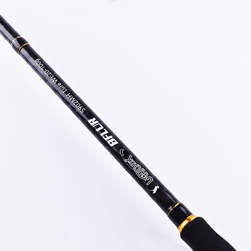 2.7/3.0m Two-Section MH Fishing For Bass, Light Iron Plate With Straight Handle, Powerful Shore Casting Lure Rod_voghion.com