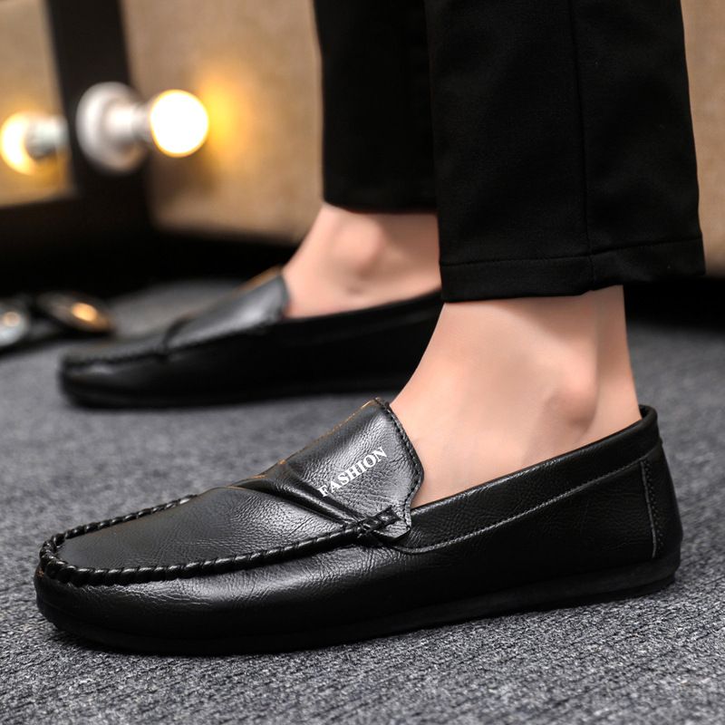 Low Top Men's One Foot Kick, Lefu Shoes, 2025 Anti Slip And Waterproof Thick Soled Formal Attire, Wenzhou Lazy Man,_voghion.com