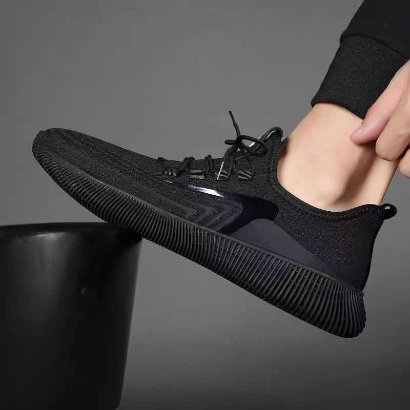 Herren-Arbeitsschuhe, Sportschuhe, Freizeitschuhe, Turnschuhe, Gummisohle, Fußgewölbeunterstützung, vielseitig, leicht zu reinigen, Schuhwerk, Turnschuhe_voghion.com