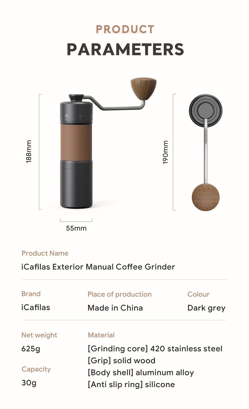 New Hand Coffee Machine Portable Hand Bean Grinder Metal Grinding Heart Italian Manual Coffee Bean Grinder_voghion.com