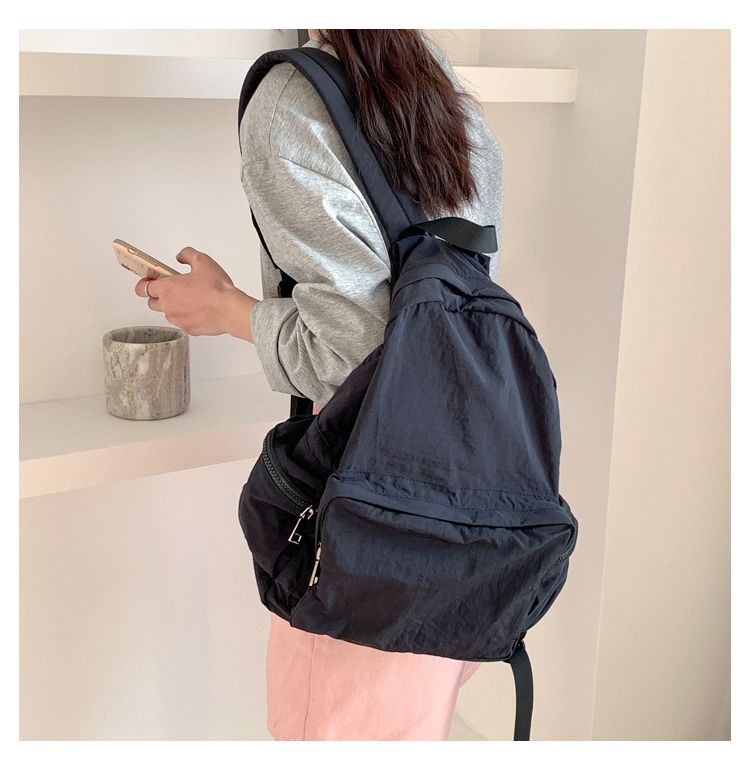 Clakae K-style Outdoor Casual Nylon Backpack_voghion.com