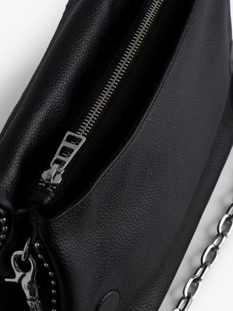 Borsa a tracolla in PU nera, nuova moda 2025, design di lusso, casual, da donna_voghion.com