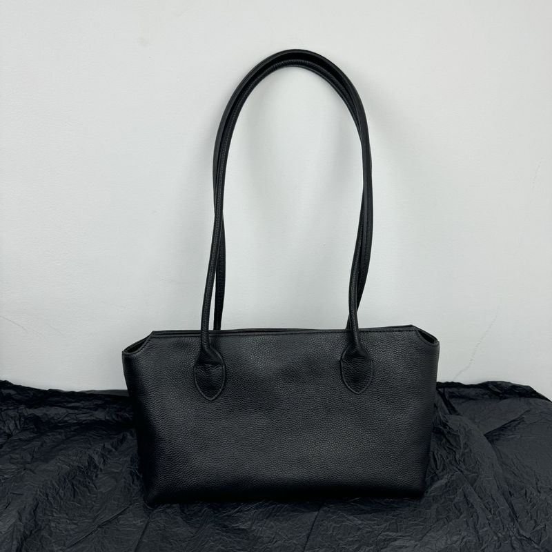 2024 Genuine Leather Simple Style Shoulder Senior Sensory Communication, Hardworking Handbag, Large Capacity Handbag_voghion.com