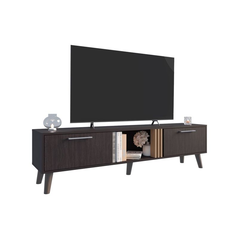 Lankin TV Stand, 2 Doors, 1 Shelf_voghion.com