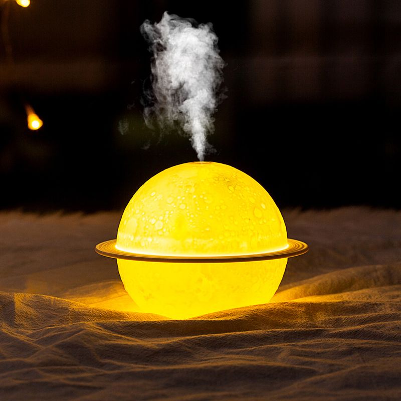 Decorative Ornament USB Humidifier - Home Car Large Mist Output Planet Atmosphere Light_voghion.com