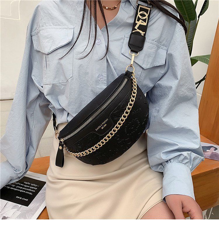 2021 nuova tendenza moda spalla tracolla catena in rilievo borsa a mano marsupio per donna_voghion.com
