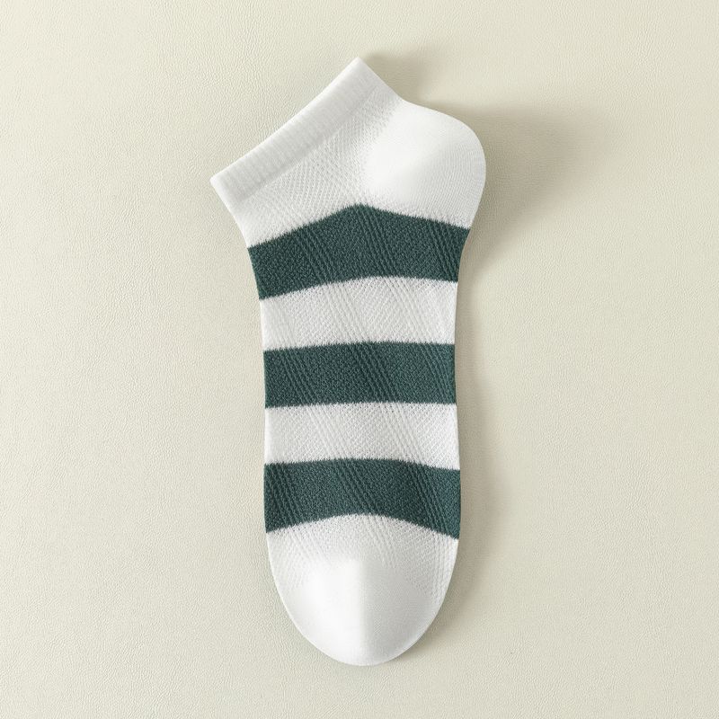 Calzini alla caviglia corti senza cuciture, traspiranti, sottili, estivi, deodoranti, in cotone, 2025d, da uomo_voghion.com