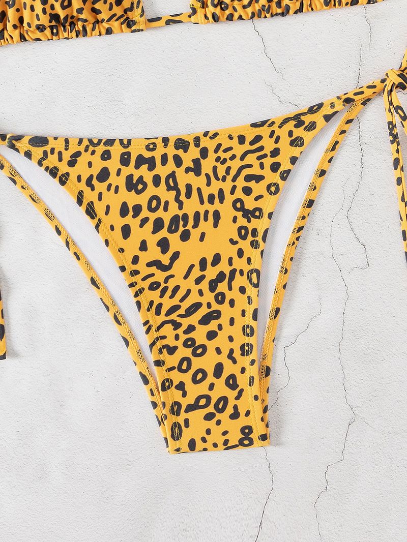 Naiste riided Triangle Cup trükitud seksikas bikiinid poolitatud ujumistrikoo ujumistrikoo_voghion.com