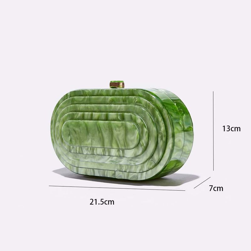 Borsa da donna, borsa da pranzo, borsa con cuciture retrò, tendenza, borsa a tracolla in acrilico con catena, per ragazza_voghion.com