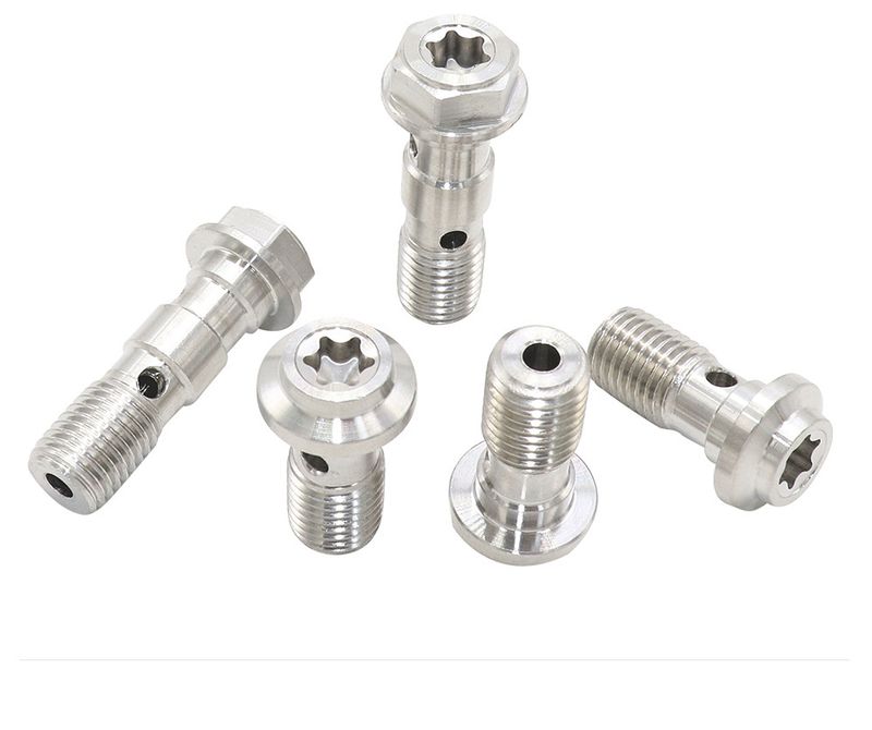 Universal 304 Stainless Steel Motorcycle Brake Caliper Banjo Bolt Bleed Screw Nipple M10X1.0MM/1.25MM For Honda Yamaha_voghion.com