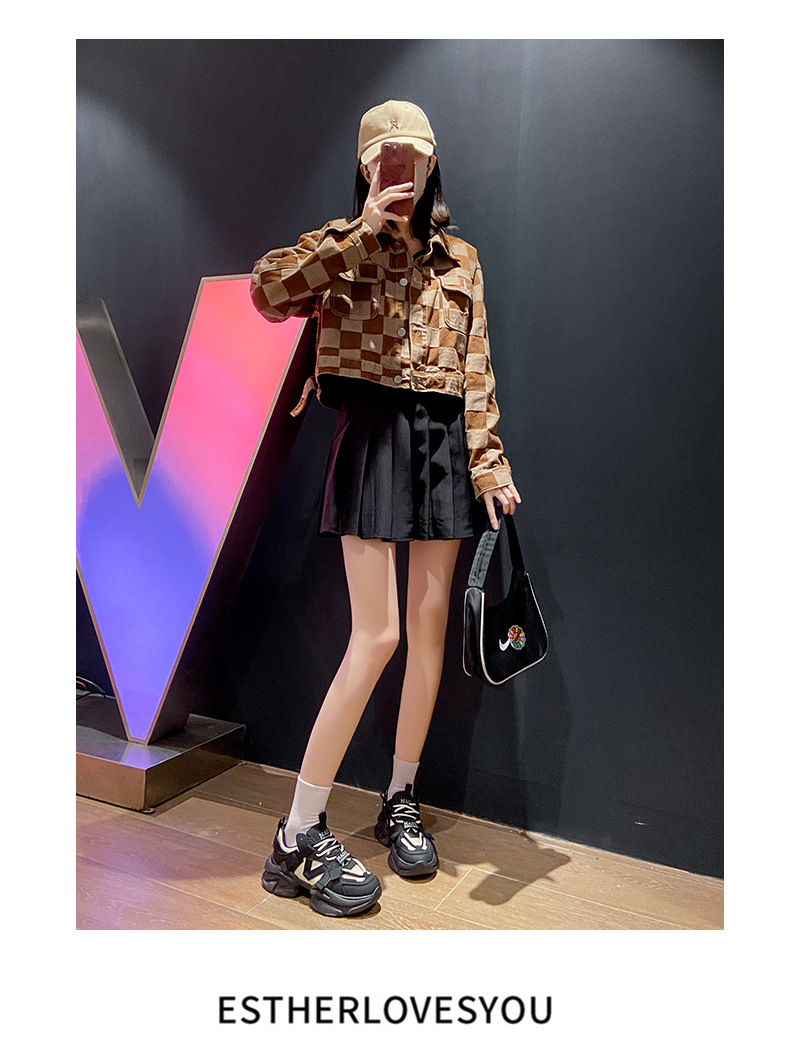 2023 Spring New Korean Version of Daddy Shoes Female Ins Student Casual Shoes female thick bottom increased running shoes CQ-51_voghion.com