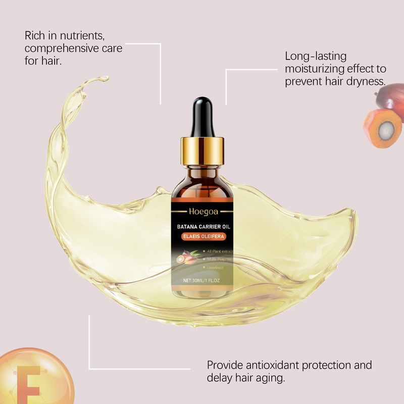 Αιθέριο Έλαιο Batana για την Περιποίηση του Τριχωτού της Κεφαλής, Θρεπτικό και Επανορθωτικό για τις Ρίζες του Τριχωτού της Κεφαλής, Μαλακτικό Αιθέριο Έλαιο Βοτανικού για τα Μαλλιά_voghion.com