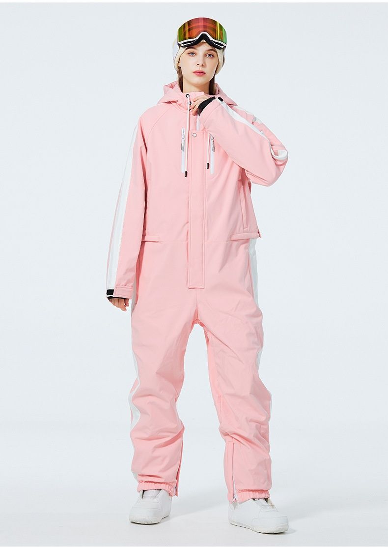 QFV50704555550<== Einteiliger Anzug für Damen und Herren, winddicht, wasserdicht, warm, kältebeständig, ideal für Winter-Outdoor-Aktivitäten im koreanischen Stil, zum Snowboarden und Skifahren_voghion.com