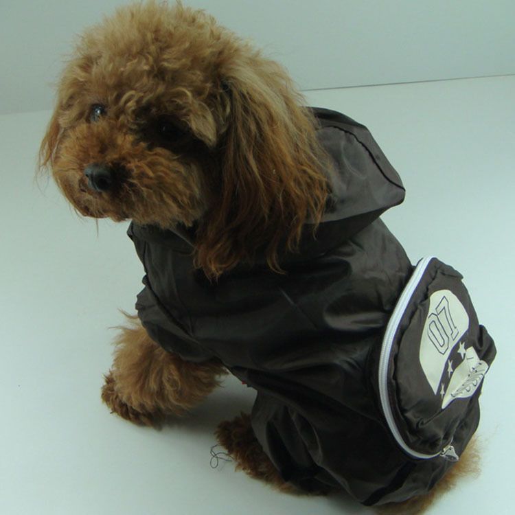 Spring And Summer Four-Legged Portable Raincoat Small Dog One-Piece Waterproof Clothing Pet Clothes_voghion.com