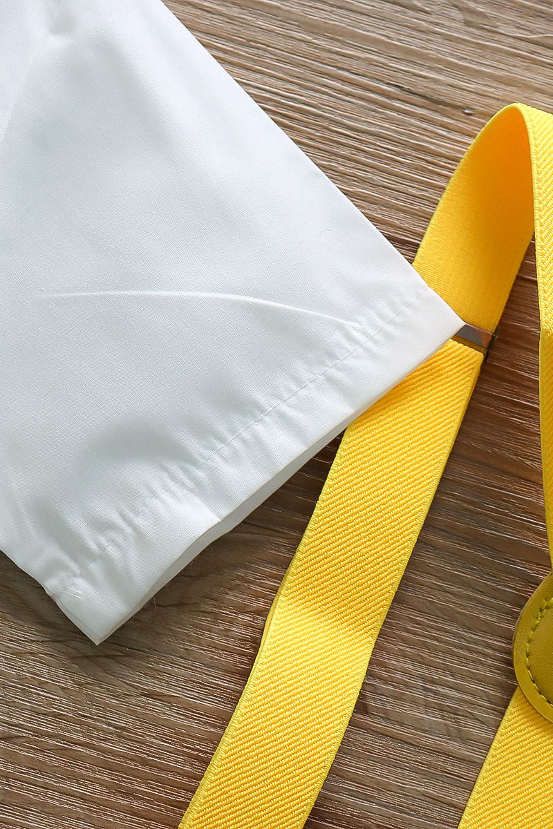 Kid's Clothing New Spring and Summer Boys Shirt + Shorts Set Gentleman Holiday Style Short Sleeve Shorts Two piece Set_voghion.com