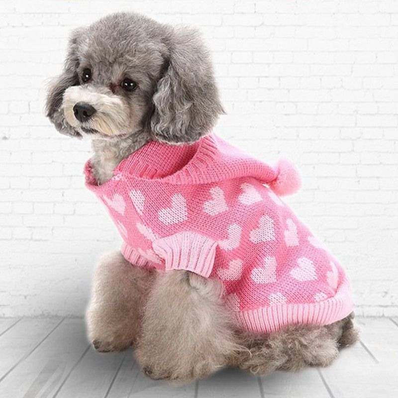 Weihnachten Halloween Teddy Hundekleidung Herbst Winter Haustier Pullover_voghion.com