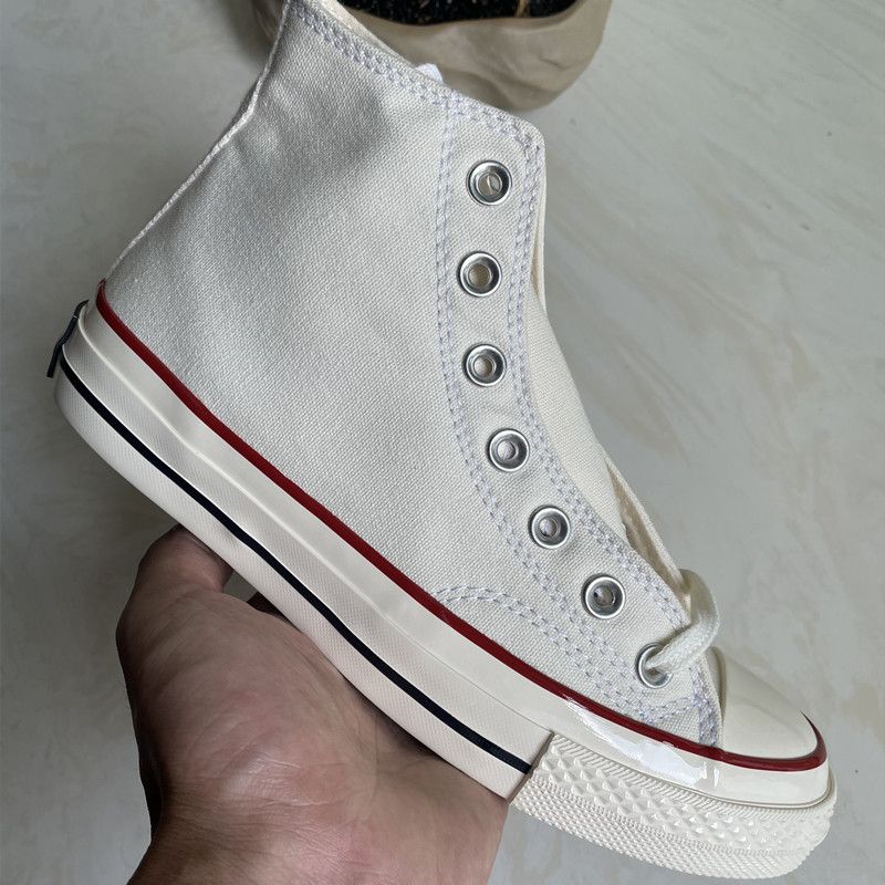 New 1970S Classic High Top Canvas Vulcanized Shoes, Couple Casual Shoes_voghion.com