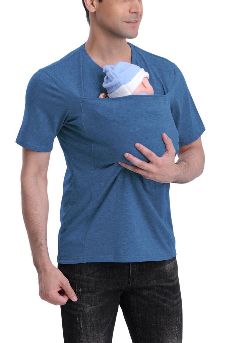 Großhandel Hohe Qualität Känguru Papa Känguru Mama Neue Multi-funktionale Kleidung Beruhigende Hemd T-shirt Unterhemd_voghion.com