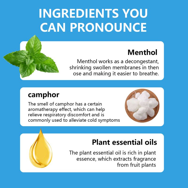 START FEEING Essential Oil Nasal Relief Refreshing Natural Plant Extract 4in1_voghion.com