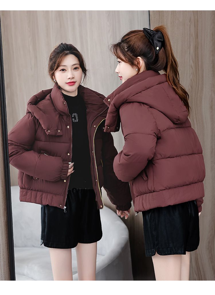 Kurze Pufferjacke für zierliche Figuren – voluminöse Steppjacke mit strukturiertem Reverskragen (5 urbane Neutraltöne, erweiterte Größenauswahl)_voghion.com